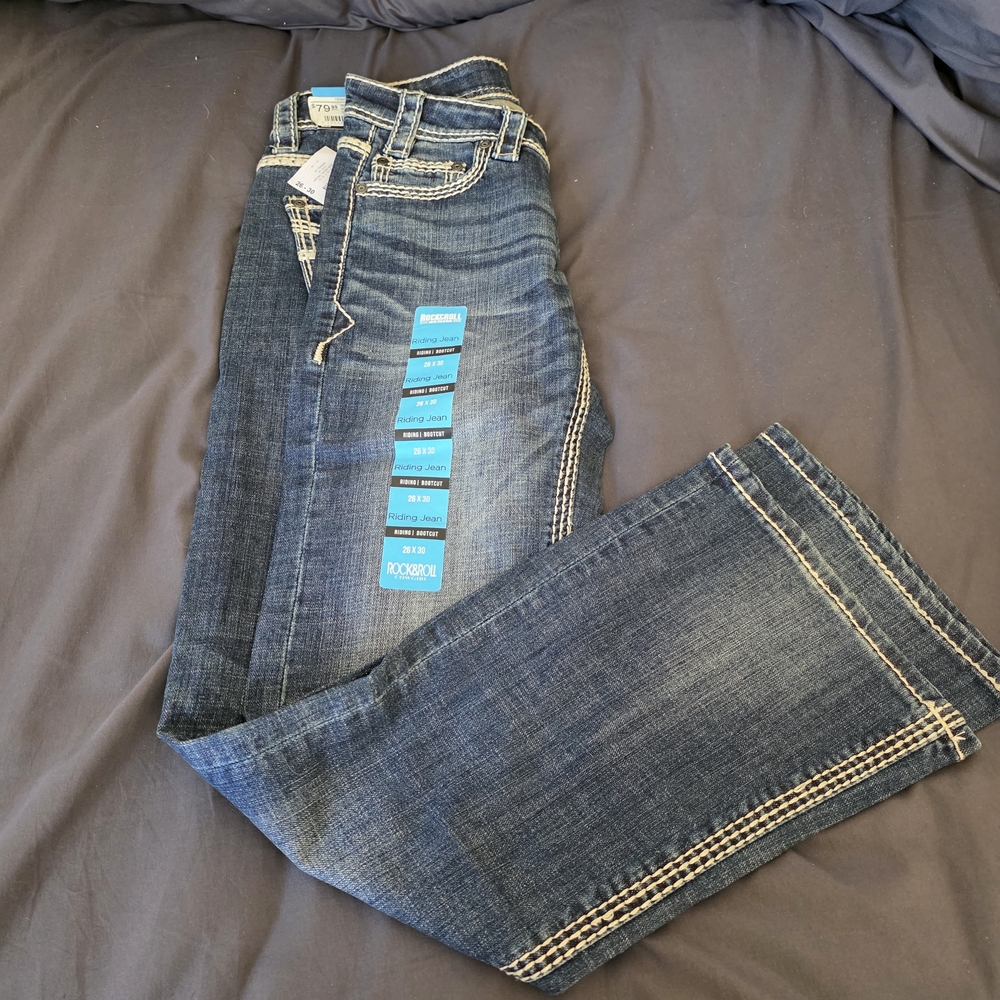 Rock & Roll Cowgirl Indigo Boot Cut Jeans